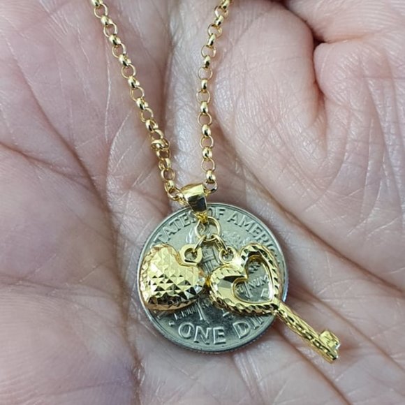 Gold necklace - Picture 3 of 12